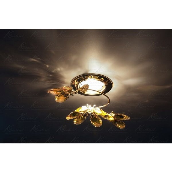 Встраиваемый светильник Kantarel Flourish CD 024.2.2/10 Lt topaz