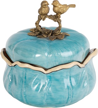 Шкатулка с птичками Glasar B1247HC/HB2195