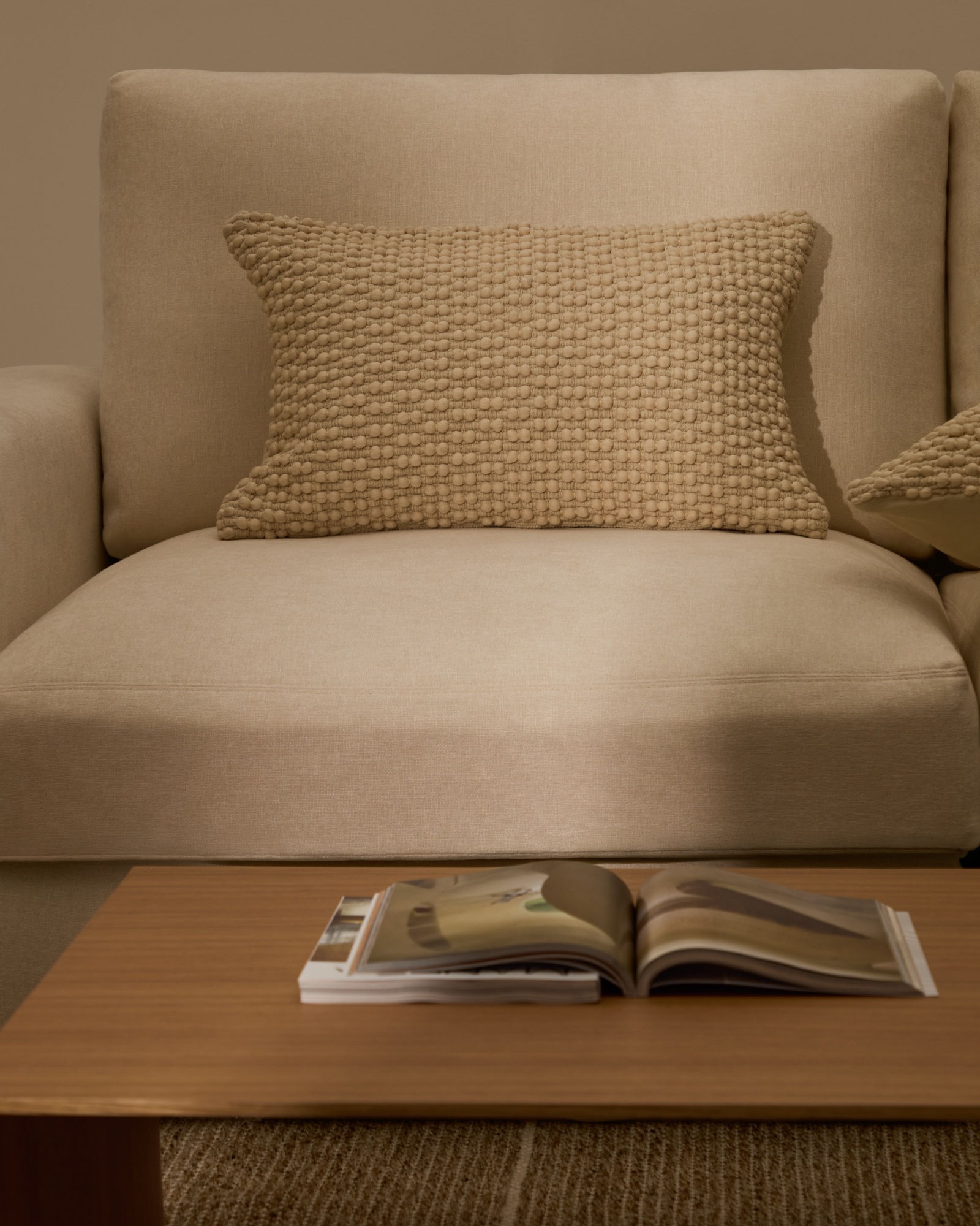 Чехол для подушки Mascarell из хлопка и полиэстера белого цветва 40 x 60 см La Forma (ex Julia Grup)