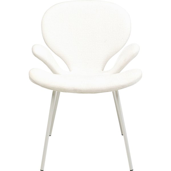 Стул с подлокотниками  KARE x Karim Rashid Soft Petal White Mono KARE 71243