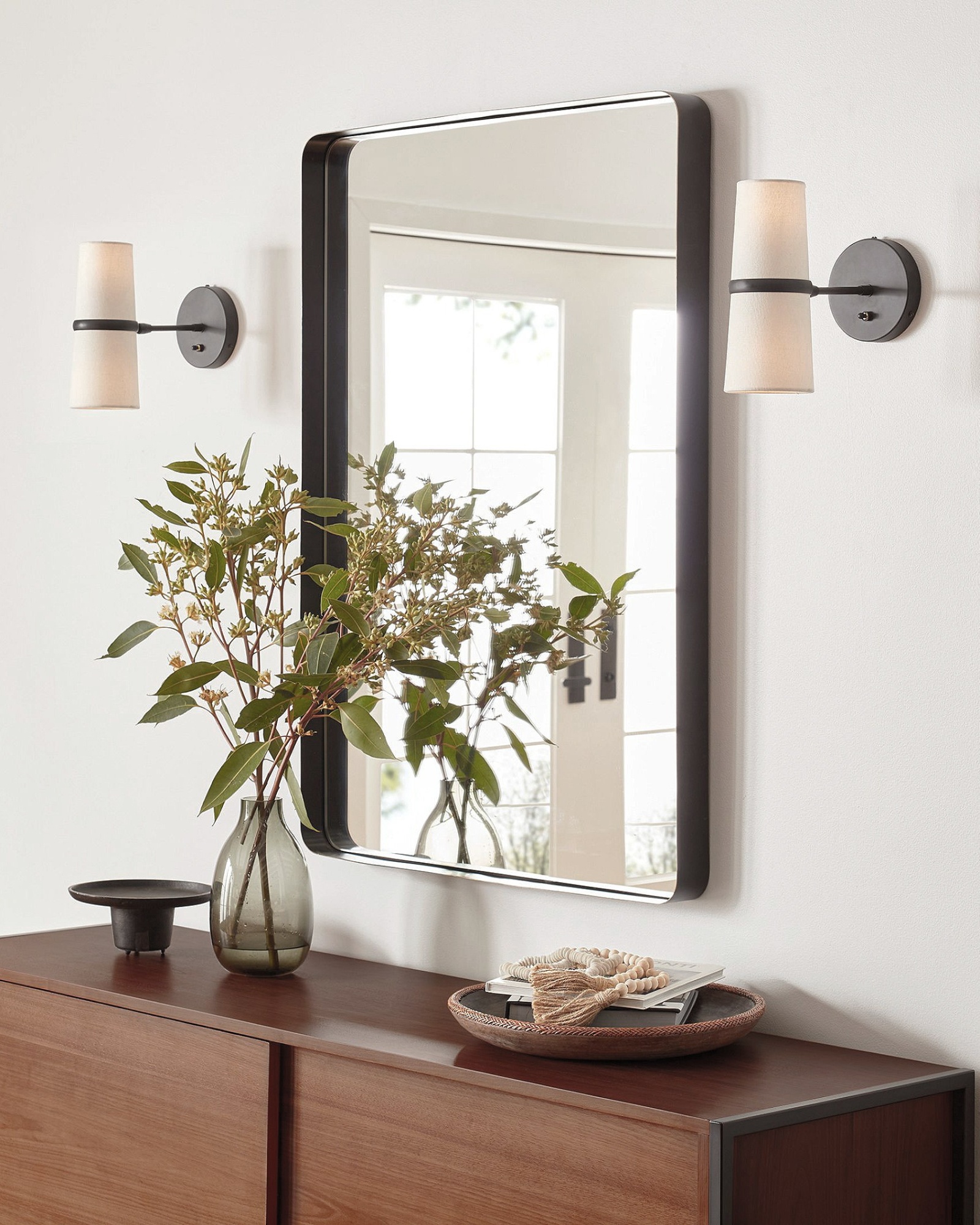 Чёрное бра Флемиш Louvre Home JJ11115-2WA