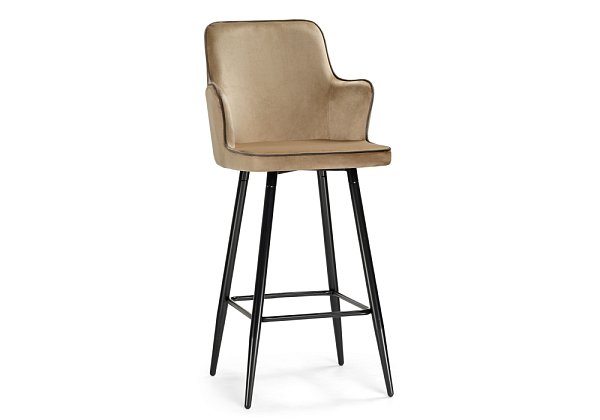 Барный стул Woodville Feona dark beige 15072