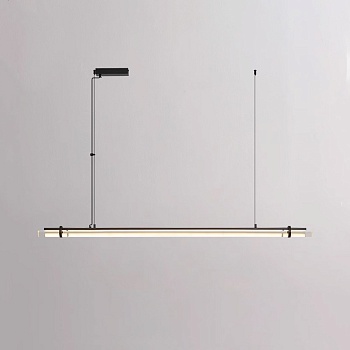 Реечный, рядный светильник DITMAR LONG L120 Black by ImperiumLoft