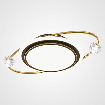 Потолочный светильник AMATIUS D50 Black by ImperiumLoft