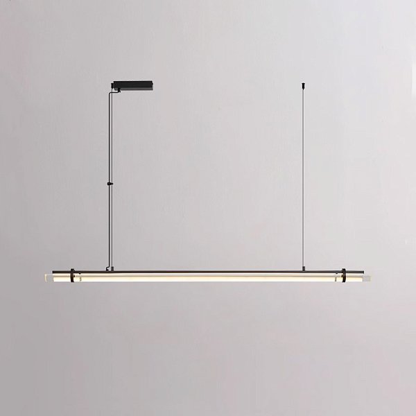 Реечный, рядный светильник DITMAR LONG L120 Black by ImperiumLoft