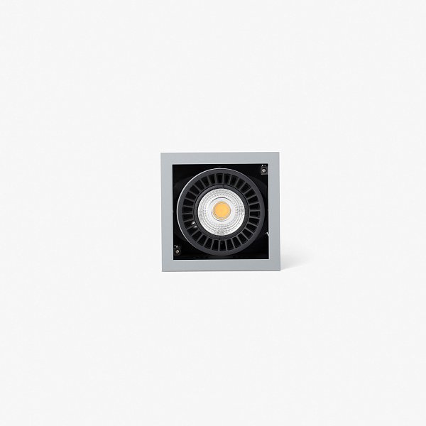 Встраиваемый светильник Colin-1 серый LED FOOD 24-36W BREAD 20° Faro