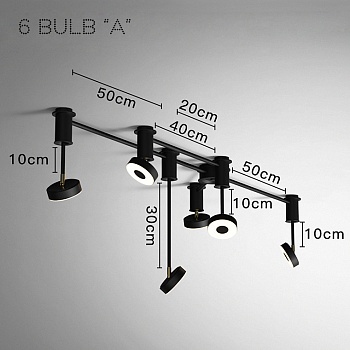 Потолочный светильник STRAIN L6 by ImperiumLoft