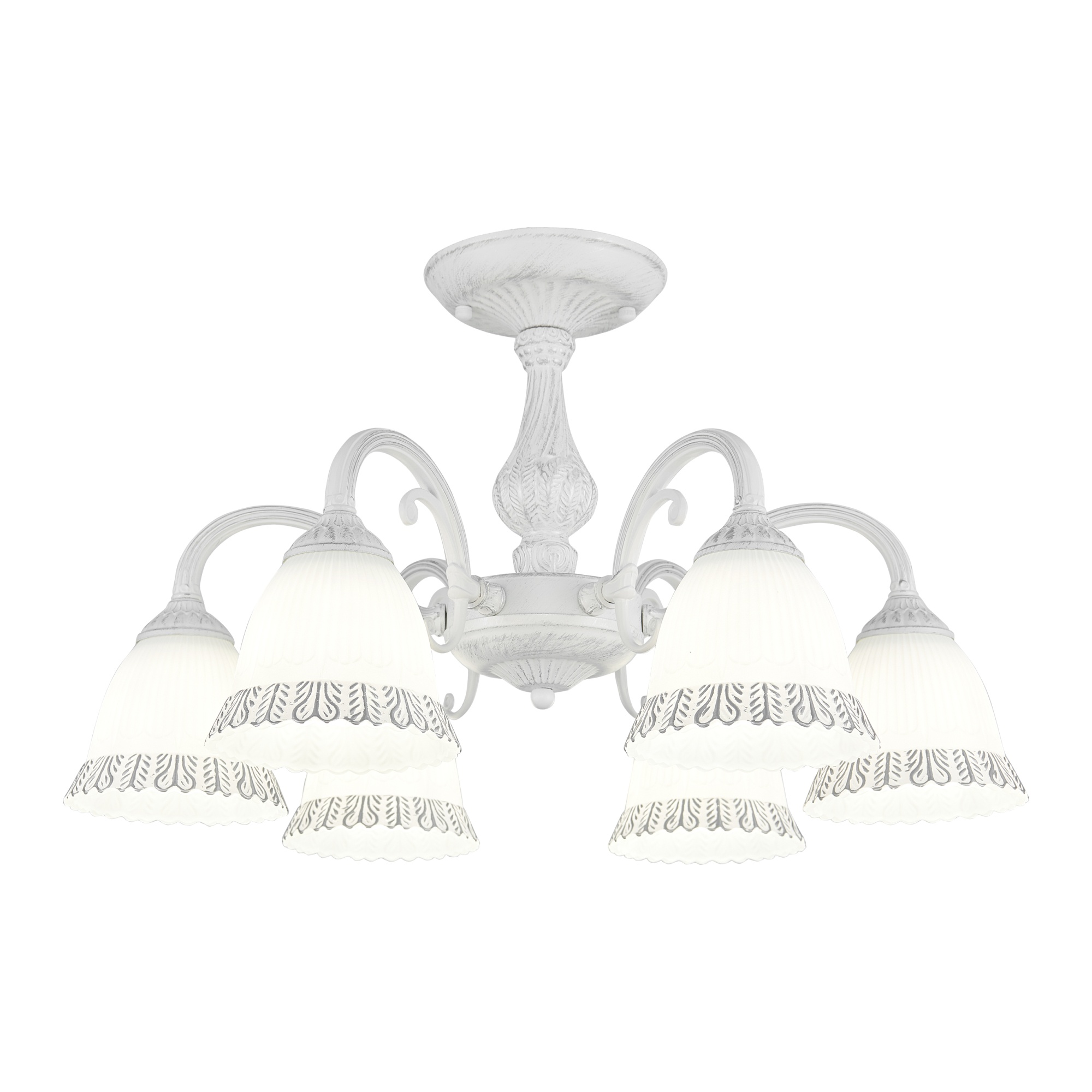 Люстра с плафонами 347410/6 WT+SL Arte Milano