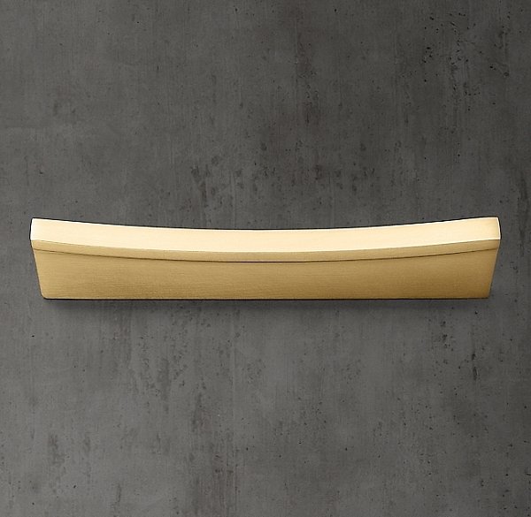 Ручка-скоба Restoration Hardware Jules L.10.2 Lac.Burnished Brass