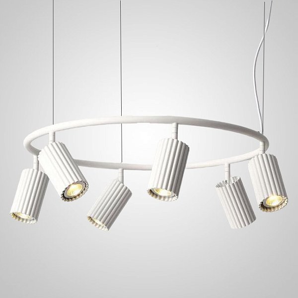 Подвесная люстра MAISY D60 White by ImperiumLoft