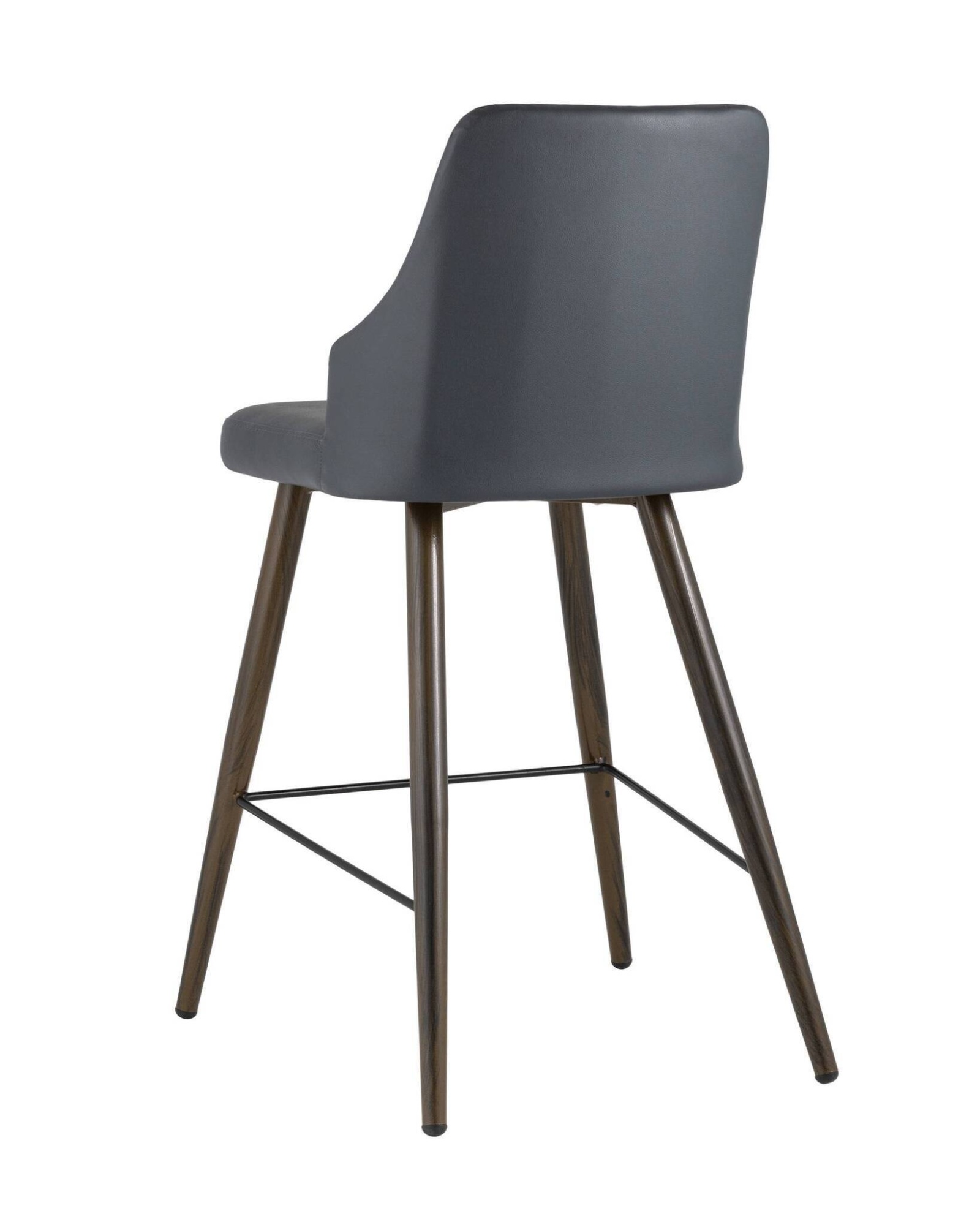 Стул полубарный Коналл экокожа антрацит Stool Group