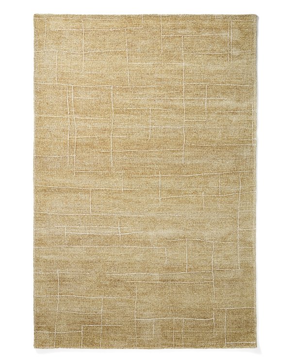 Ковер Eloda из шерсти и вискозы горчичного цвета, 200 x 300 см La Forma 481869