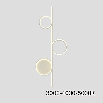 Настенный светильник DONATA С H80 White Трехцветный свет by ImperiumLoft