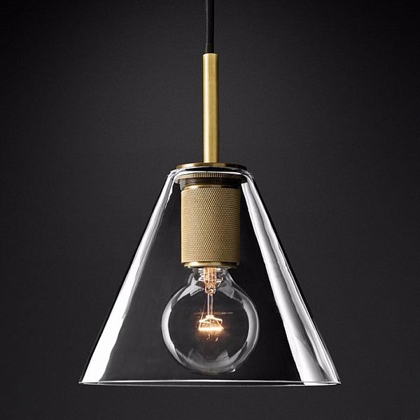 Подвесной Светильник Rh Utilitaire Funnel Pendant Brass By Imperiumloft