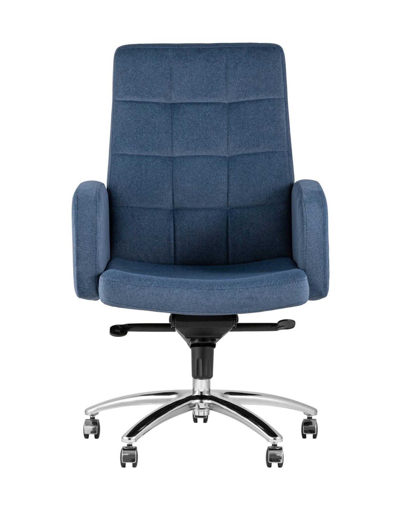 Кресло руководителя Лансет микровелюр темно-синий Stool Group