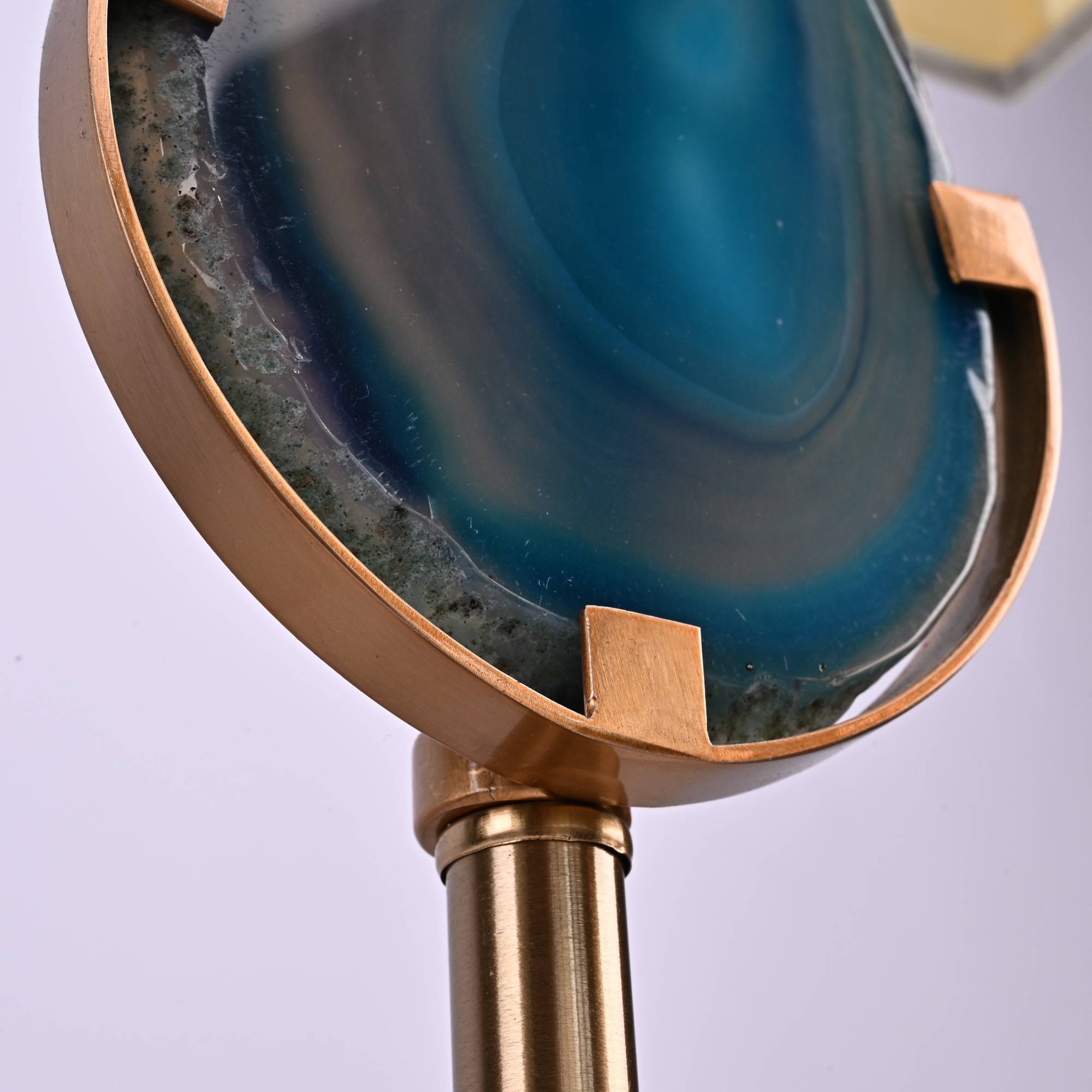 Настольная Лампа Blue Agate Table Lamp By Imperiumloft