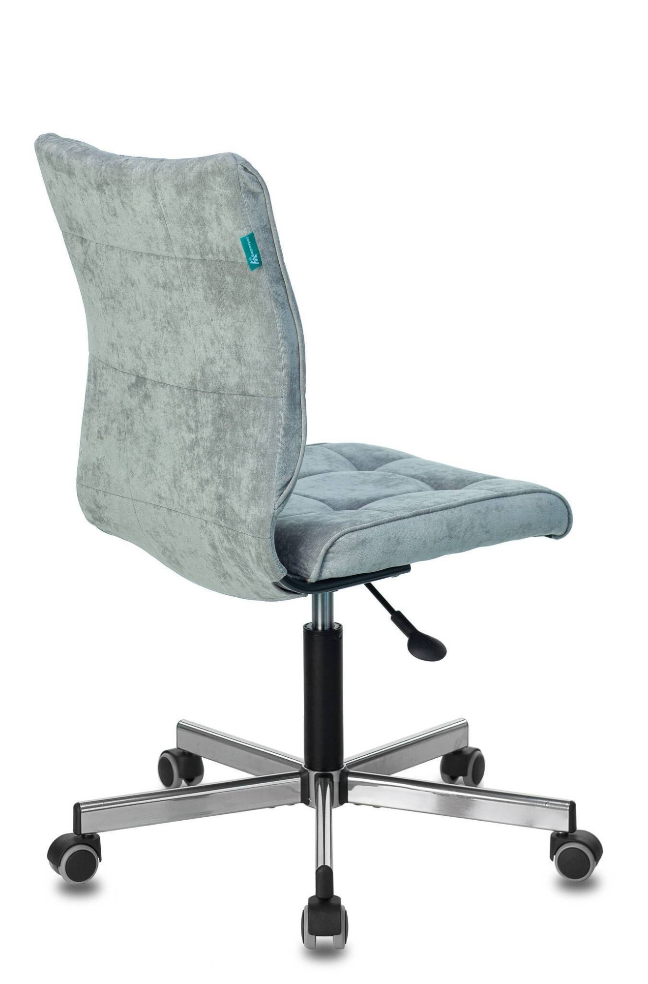 Кресло Бюрократ CH-330M/LT-28 без подлокотников серо-голубой крестовина металл Stool Group