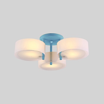 Потолочная люстра HEDDA D54 3 lamps Blue by ImperiumLoft