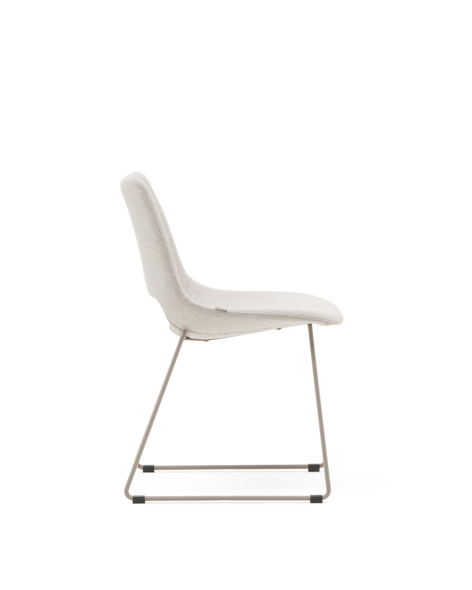 Стул Zahara бежевого цвета со стальными ножками La Forma (ex Julia Grup)