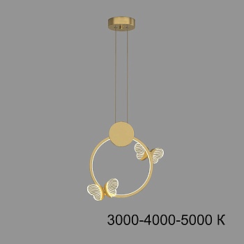 Подвесной светильник BABETTA GEOMETRY B Brass Трехцветный свет by ImperiumLoft