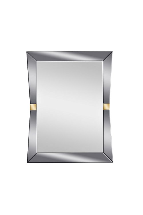 Зеркало прямоугольное с золотыми вставками Garda Decor KFG123