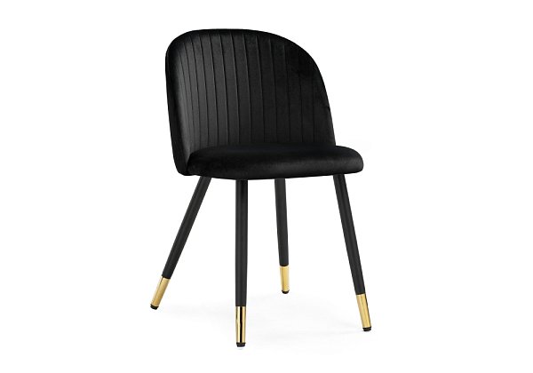 Стул Woodville Gabi black / black / gold 15381