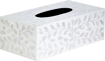 Салфетница с отделкой раковинами устриц Glasar 67-031