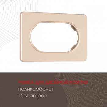 Рамка Arte Milano 502.15-double.shampan