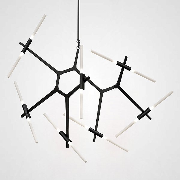 Люстра Агнес Chandelier Summer 14 Black by ImperiumLoft