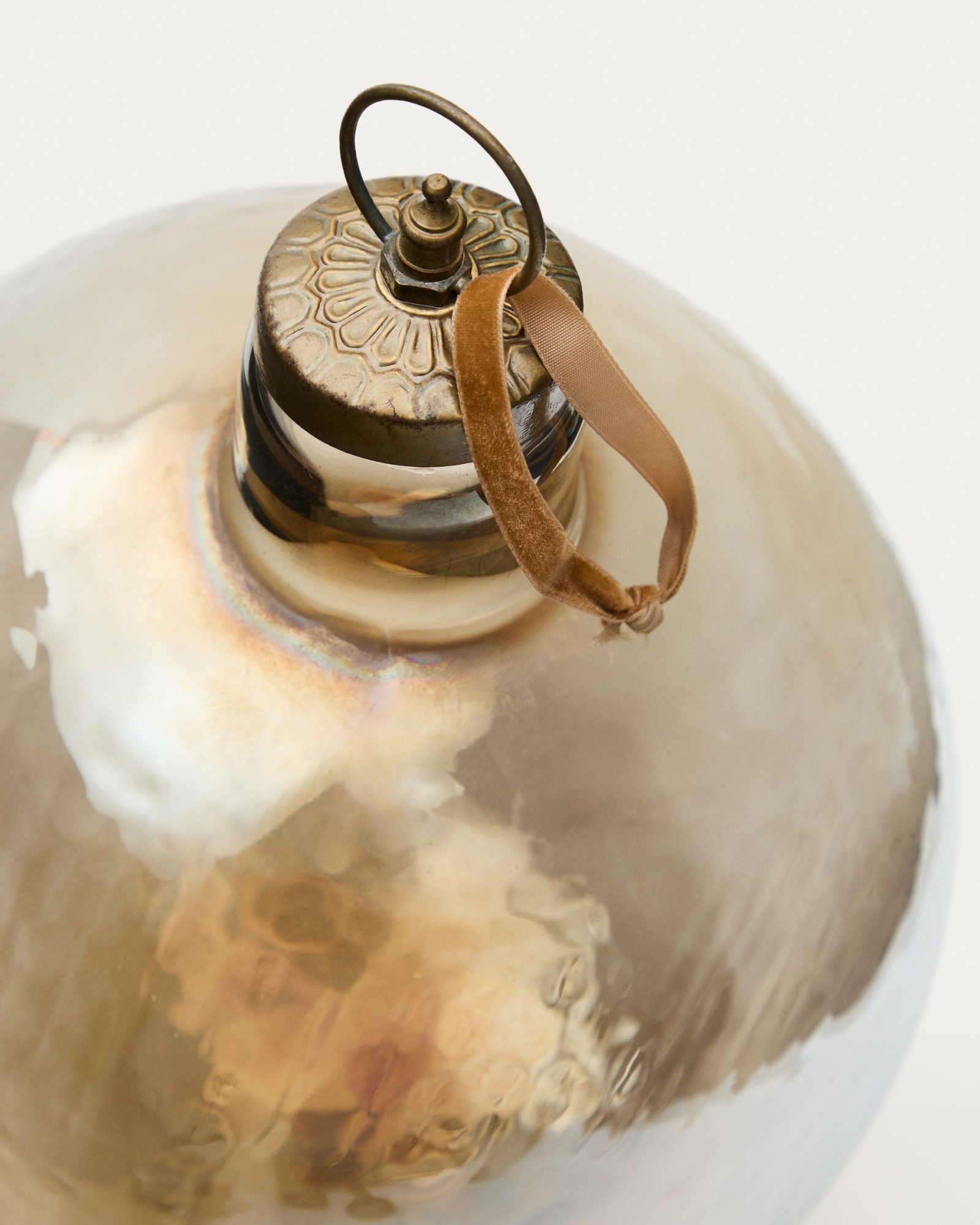 Новогодняя игрушка Piril из коричневого переработанного стекла, Ø 25 см La Forma (ex Julia Grup)