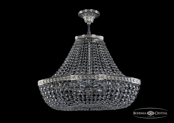Люстра на штанге Bohemia Ivele Crystal 19113/H1/55IV Ni