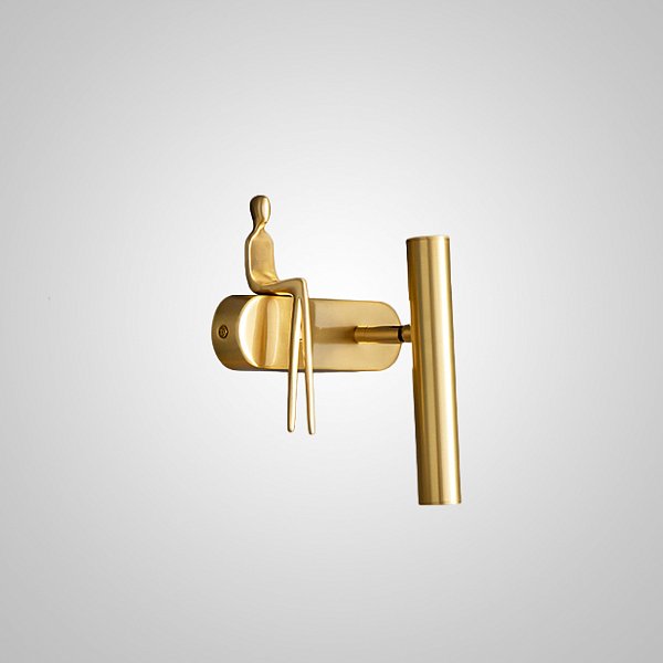 Настенный светильник REMUS Right Brass by ImperiumLoft