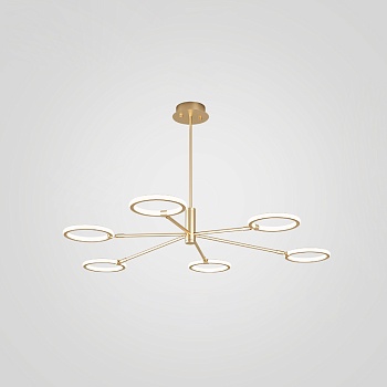 Люстра на штанге RINGLETS A Brass by ImperiumLoft