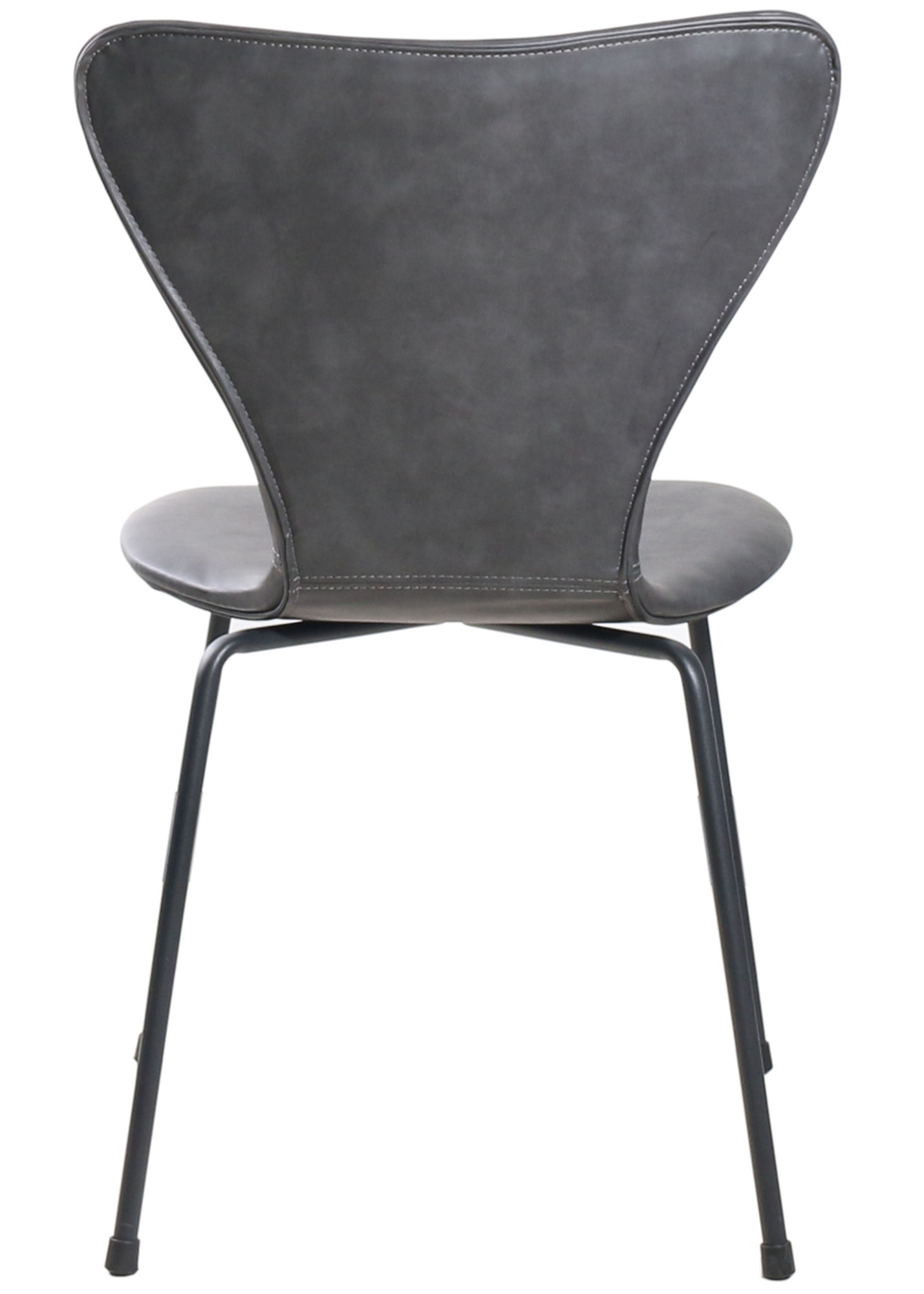 Стул Seven Leather серый Bradex Home FR 0457