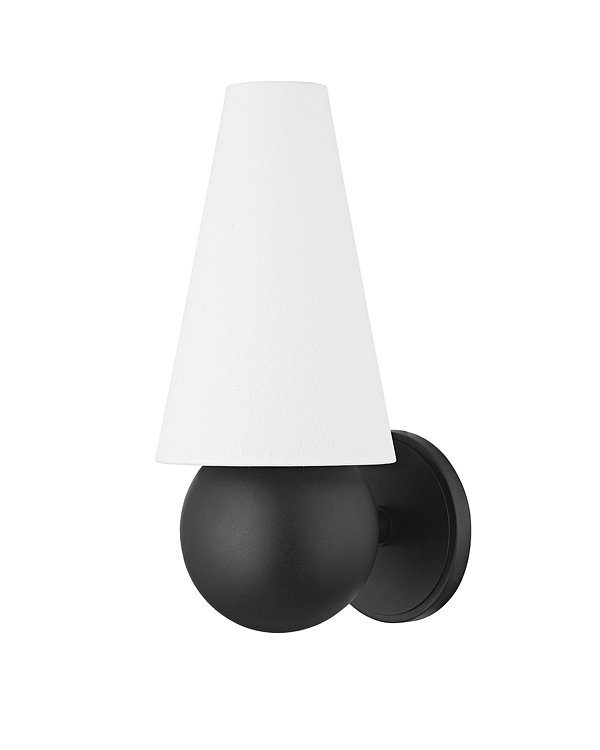 Чёрное бра Дрю с конусным плафоном Louvre Home LSC420325XNP