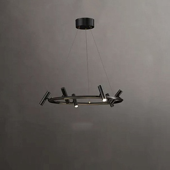 Кольцевые люстры и светильники LEEDS RING L6 by ImperiumLoft