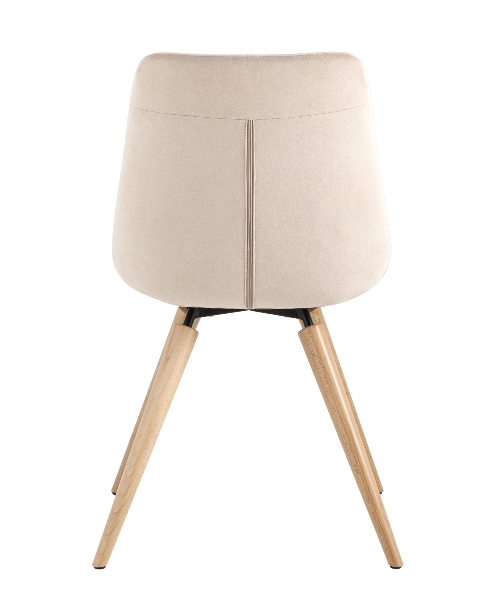 Стул Флекс на деревянных ножках велюр бежевый Stool Group