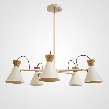 Люстра на штанге SINDRE D83 White by ImperiumLoft