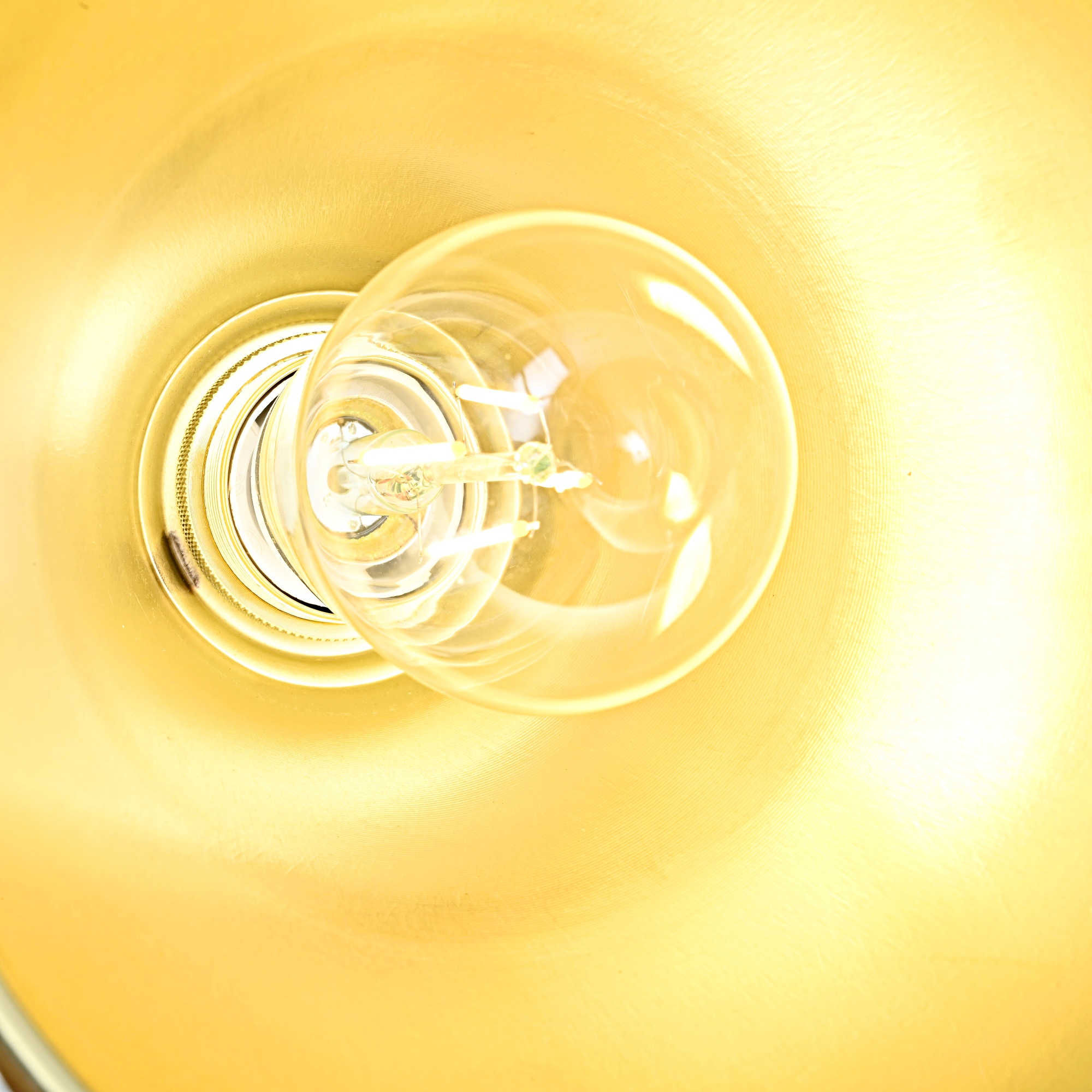 Бра Cone 20Th C.factory Filament Gold Ii By Imperiumloft