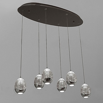 Подвесной светильник LENITA MORE L6 Chrome by ImperiumLoft