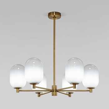 Люстра на штанге Eurosvet 60161/6 латунь