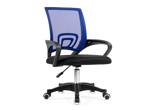 Компьютерное кресло Woodville Turin black / dark blue 15435