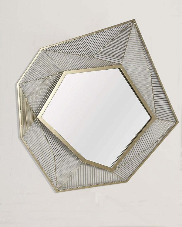 Зеркало в ассиметричной раме Кэссиди Louvre Home LHMF15
