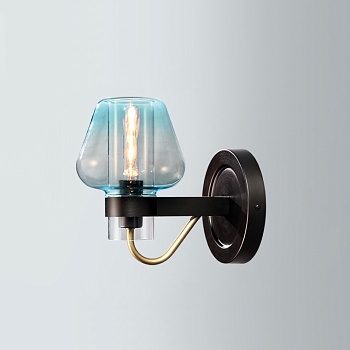 Бра MONTALEMBERT SCONCE BY Studios Черный, Голубой by ImperiumLoft