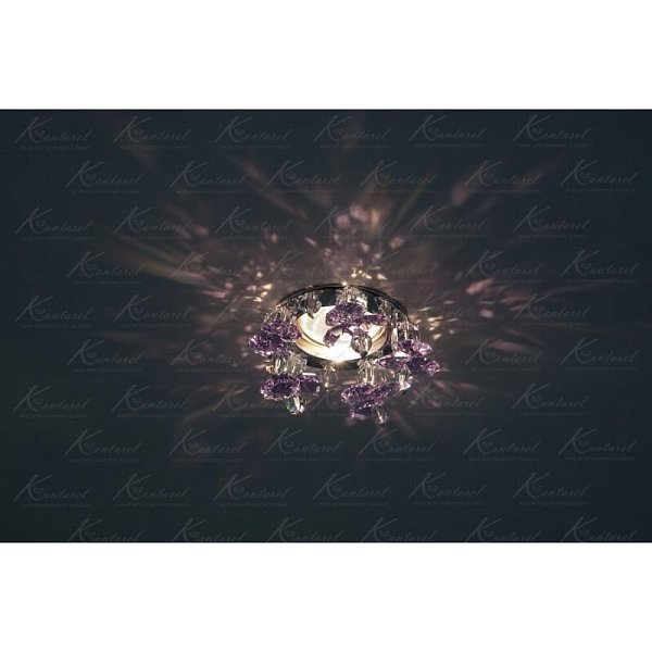 Встраиваемый светильник Kantarel Twisted Bell CD 017.3.5 violet