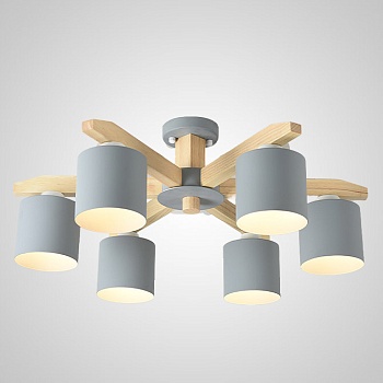 Потолочная люстра CRISS L6 Grey by ImperiumLoft