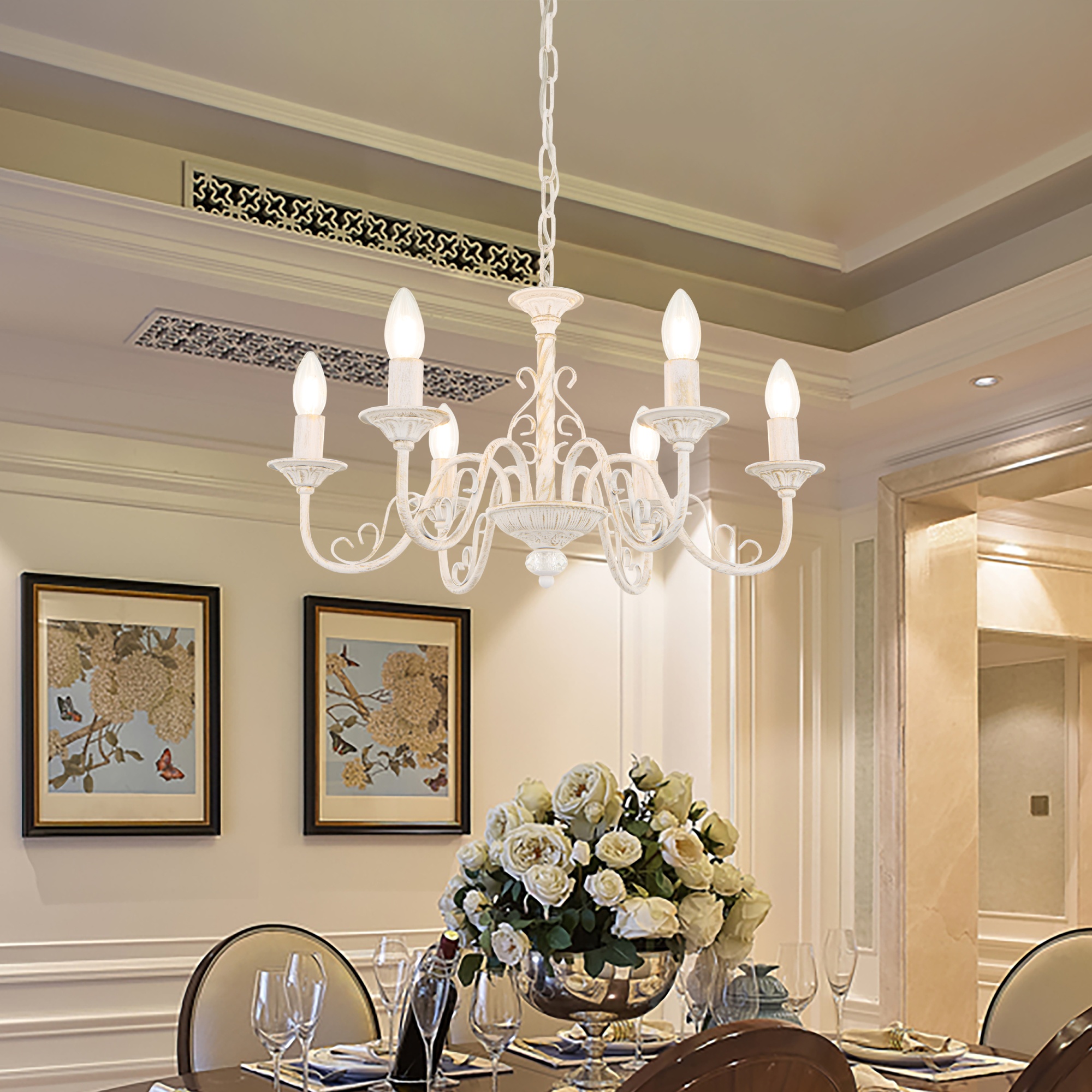 Люстра 342620/6 WT+G Arte Milano