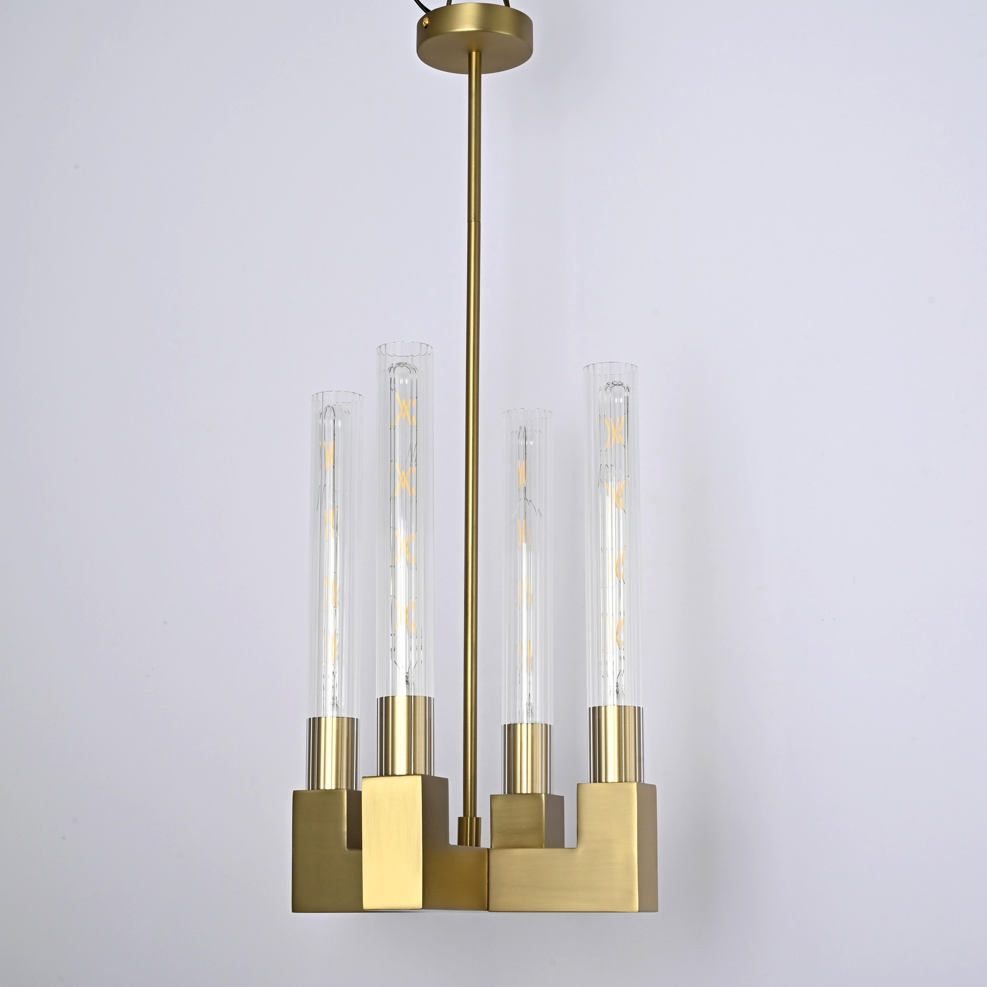 Люстра Rh Canelle Pendant Lamp 4 Modern Brass By Imperiumloft