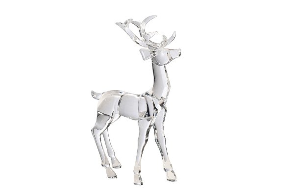 Статуэтка "Олень" прозрачная Garda Decor 55RD5604