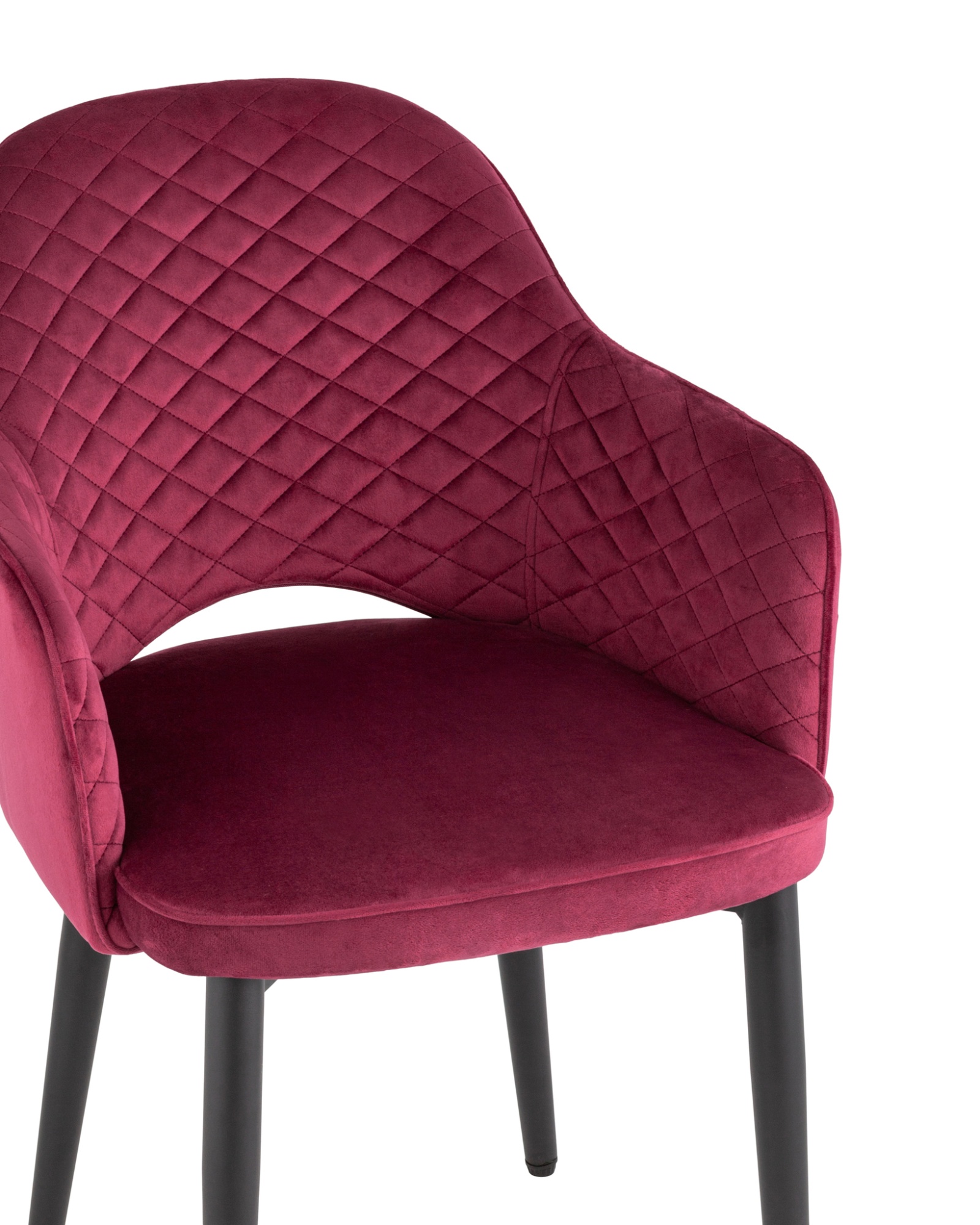 Стул Венера диамант велюр бордовый Stool Group